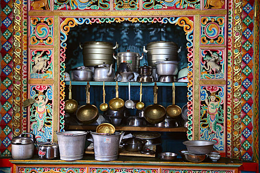 藏族精致厨具