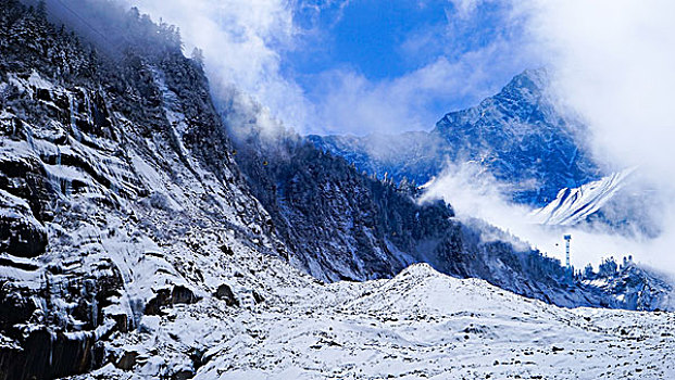 云海雪山