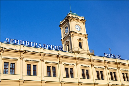建筑,列宁格勒,火车站,莫斯科