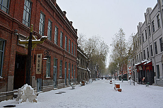 冬日里的哈尔滨