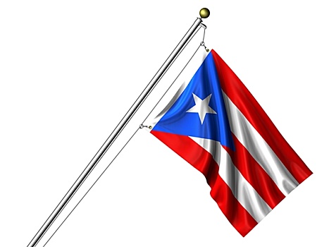 隔绝,波多黎各,旗帜