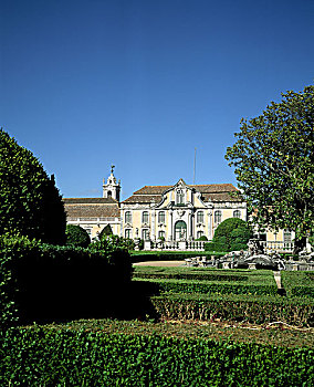 葡萄牙,格鲁斯宫,国家宫,皇宫,建造,18世纪,花园