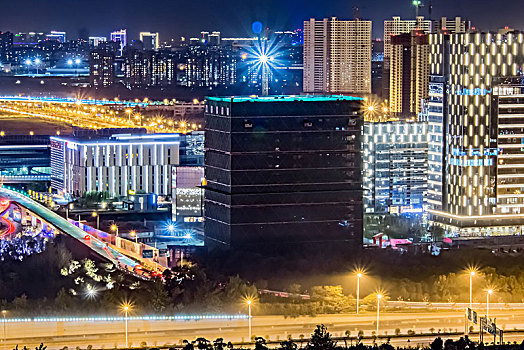 江苏省南京市物业商品房住宅小区高楼建筑景观