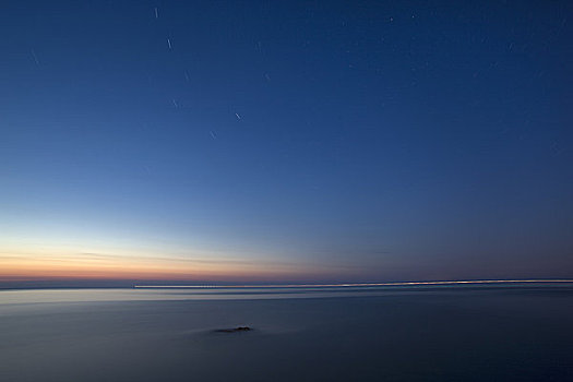 托斯卡纳,海洋,黄昏