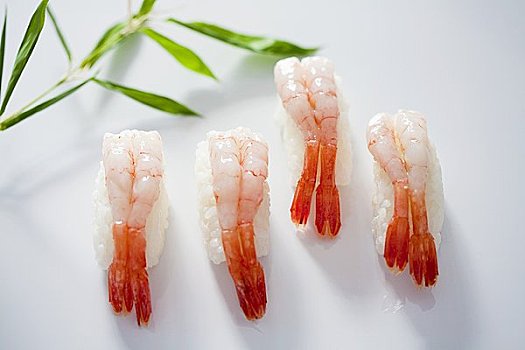 握寿司,对虾,日本