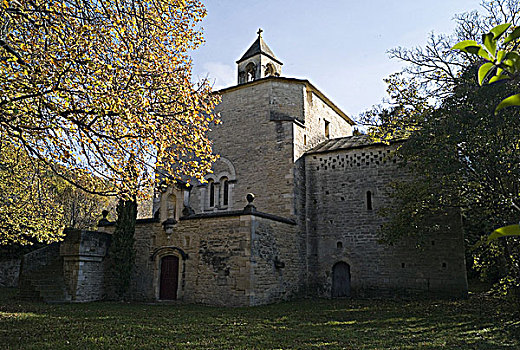 法国,普罗旺斯,沃克吕兹省,小教堂