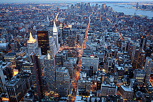 风景,建筑,曼哈顿,纽约,美国,北美