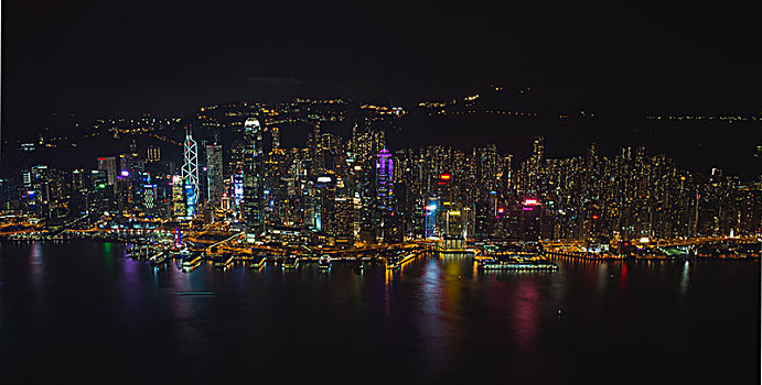 维多利亚港夜景