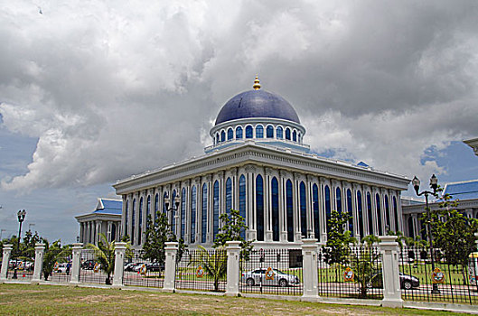 婆罗洲,文莱,首都,斯里巴加湾,立法机关,建筑,议会
