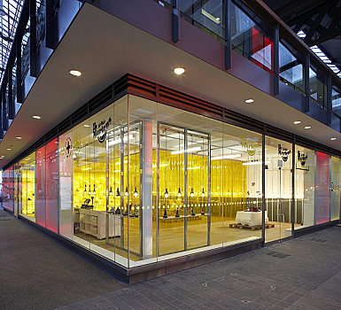 貂,商店,设计,伦敦,英国,2009年,外景,展示,室内,光亮