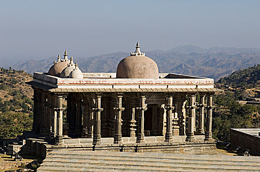 庙宇,堡垒,地区,拉贾斯坦邦,印度