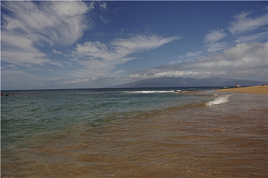 海滩,毛伊岛