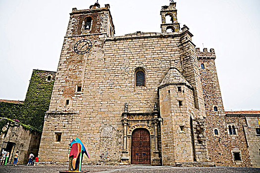 教堂,圣徒,卡塞雷斯,西班牙,2007年