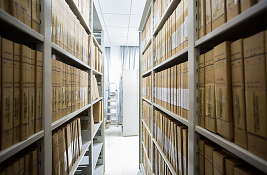 档案室,室内,档案,案卷,收藏,存档