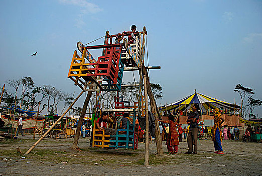 人工,乡村,孟加拉,二月,2008年