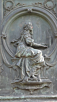 德国波恩贝多芬铜像基座上的浮雕