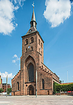 大教堂,欧登塞,南方,丹麦,欧洲