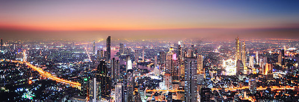 曼谷都市夜景