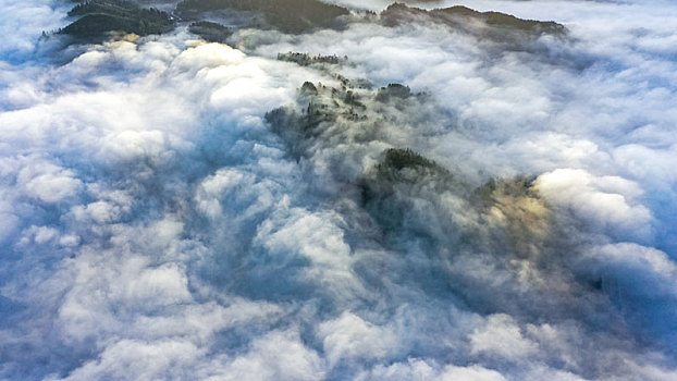 武陵山区清晨美景