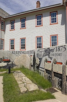 堡垒,卡尔加里,历史公园,艾伯塔省,加拿大