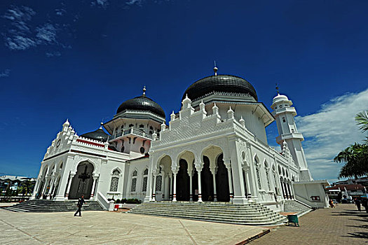 indonesia,sumatra,banda,aceh,baiturrahman,grand,mosque,mesjid,raya