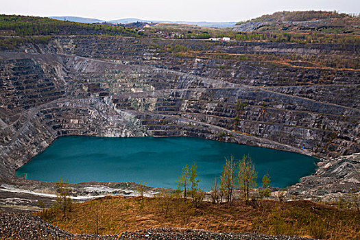 矿,石棉,魁北克,加拿大