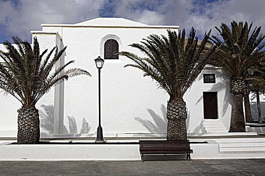 西班牙,加纳利群岛,兰萨罗特岛,教堂,特写