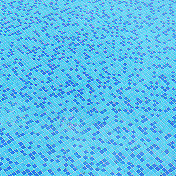 蓝色,游泳池,图案,上面