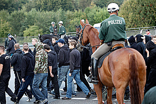 警察,球,体育场,德国,欧洲
