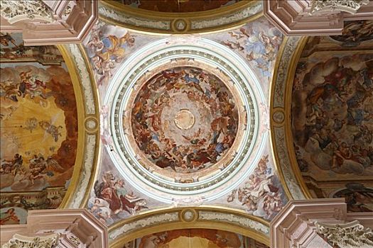 圆顶,教区教堂,施蒂里亚,奥地利,欧洲