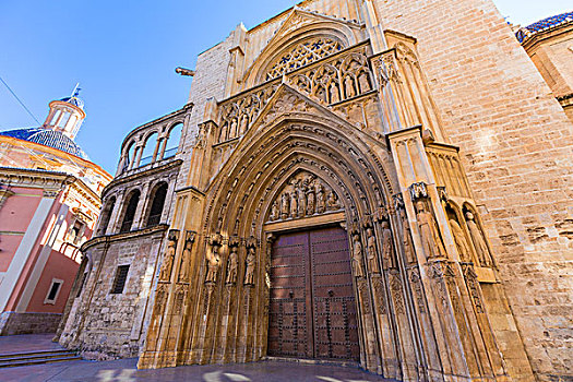 瓦伦西亚,大教堂,门,裁决,传统,西班牙