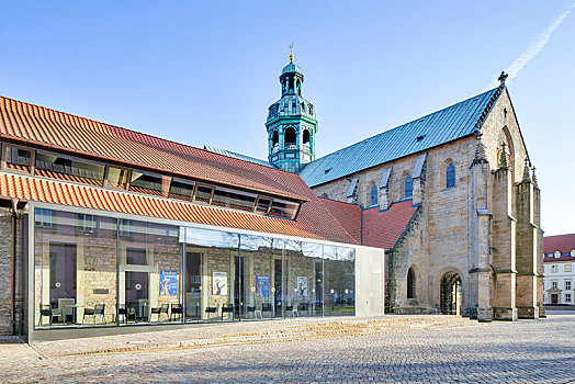 大教堂,博物馆,靠近,圣母升天大教堂,希尔德斯海姆,下萨克森,德国,欧洲