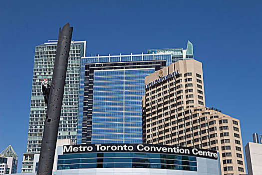 地铁,多伦多,会议中心,啄木鸟,柱子,加拿大
