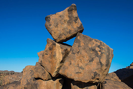 怪诞,岩石构造,操场,纳米比亚,非洲