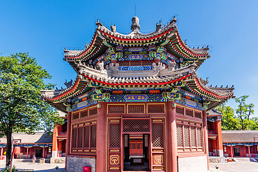 北京圆明园正觉寺的文殊亭