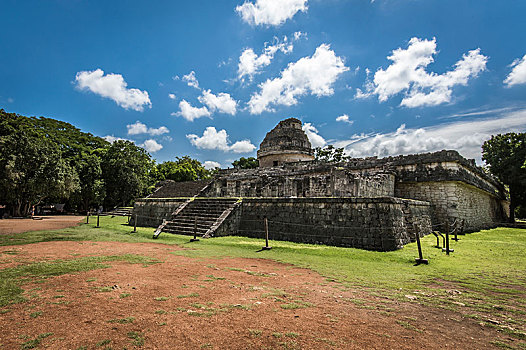 玛雅天文观象台,观测,奇琴伊察,尤卡坦半岛,墨西哥,中美洲