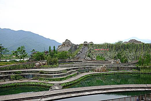 中国四川成都都江堰放水大典,dujiangyan,chengdu,sichuan,china