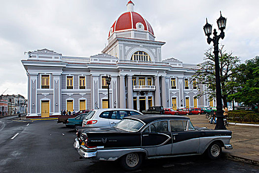 市政厅,西恩富戈斯,世界遗产,古巴