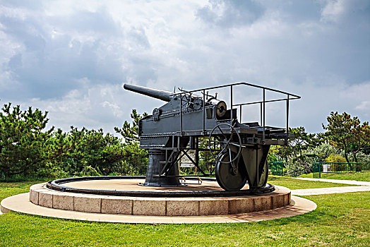 刘公岛,甲午战争炮台,古炮