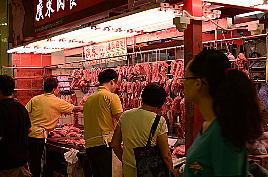 湾仔,市场,香港
