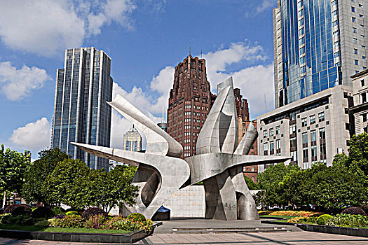 上海的五卅运动纪念碑