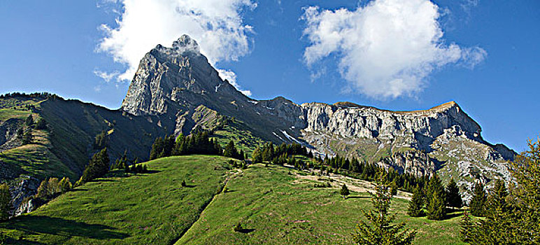 法国,阿尔卑斯山,上萨瓦,自然保护区