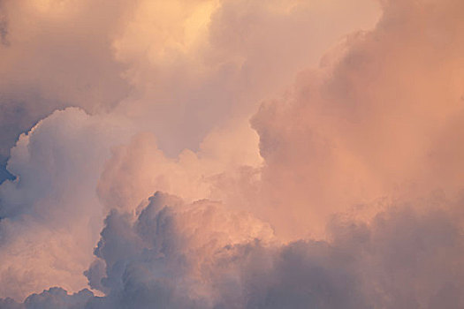 日落,云,上方,亚马逊盆地,秘鲁