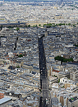 欧洲,法国,航拍,街道,雷恩,巴黎,背景,教堂,卢浮宫