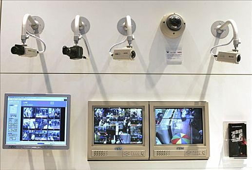 监控摄像头,识别,软件,安全,展示,埃森,德国