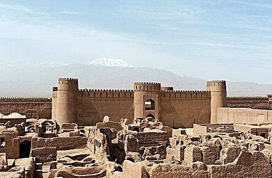遗址,塔,墙壁,要塞,城堡,省,伊朗,亚洲