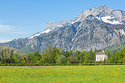 城堡,正面,萨尔茨堡州,奥地利
