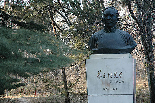 北京大学校园内的塑像
