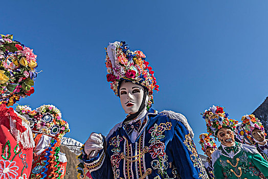 山谷,奶奶,意大利,欧洲,高山,狂欢