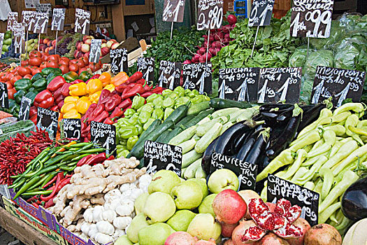 蔬菜,市场,维也纳,奥地利